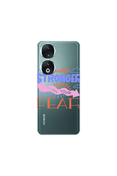 Other Honor 90 5G You are Stronger Transparent Silicone TPU Θήκη