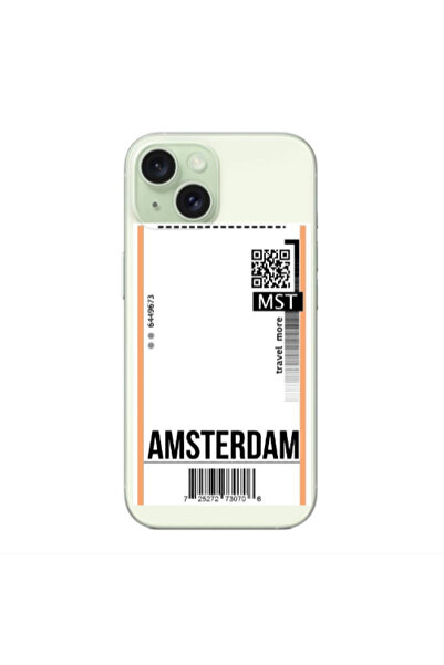 Other Apple iPhone 15 Plus Amsterdam Travel More Transparent Silicone TPU Θήκη