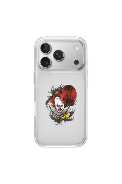 PPKin iPhone 17 Pro Max Compatible Horror 1 Design Transparent Case