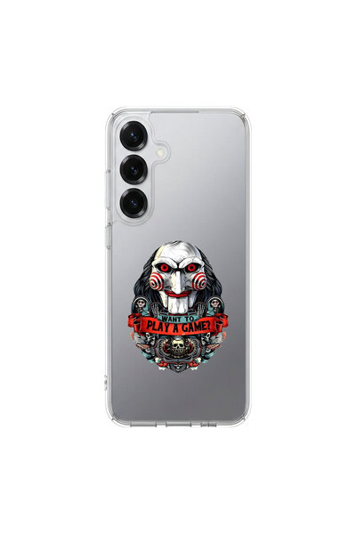 PPKin Samsung Galaxy S25 Plus Compatible Horror 7 Design Transparent Case