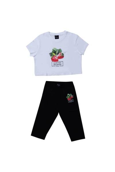 Target Set crop top și colanți trei sferturi din jerseu simplu pentru fete  "...