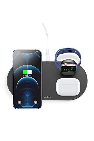 Mcdodo 3-In-1 Inductive Charger Docking Station For Iphone Airpods Watch 15W