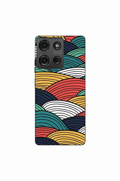 OEM Husa compatibila cu Motorola Moto G75 Silicon Gel Tpu Model Abstract Stri...