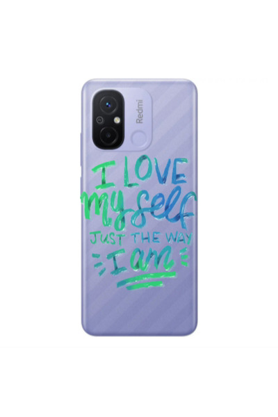 Other Xiaomi Redmi 12C I Love My self Transparent Silicone TPU Θήκη