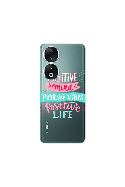 Other Honor 90 5G Positive Mind Transparent Silicone TPU Θήκη