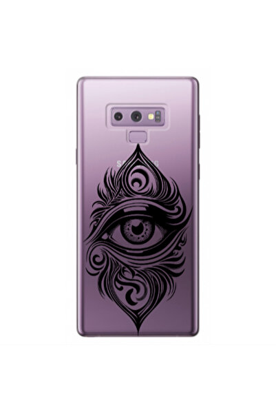 Other Samsung Note 9 Eye patterned drawing Transparent Silicone TPU Θήκη