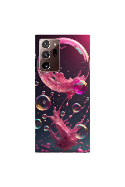 Other Samsung Note 20 Ultra Pink balloon Transparent Silicone TPU Θήκη