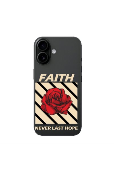 Other Apple Iphone 16 plus Faith Never Last Hope Transparent Silicone TPU Θήκη