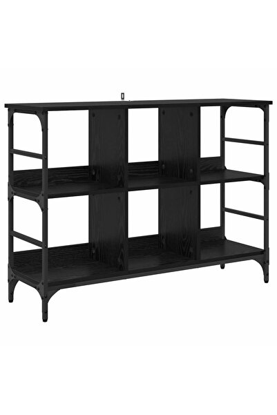 vidaxl Bufet Stejar Negru 102 x 32 x 73,5 cm