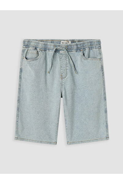 LC Waikiki Nevavm Regular Fit Men's Jean Shorts with Difference
