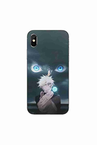 OEM Калъф, съвместим с Apple iPhone XS Max, силиконов гел TPU, с шарка Джуджу...
