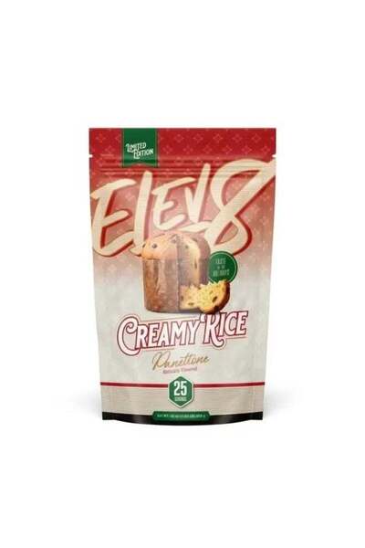 Elev8 Creamy Rice Panettone Naturally Flavored 25 Servings Fast Digesting Car...