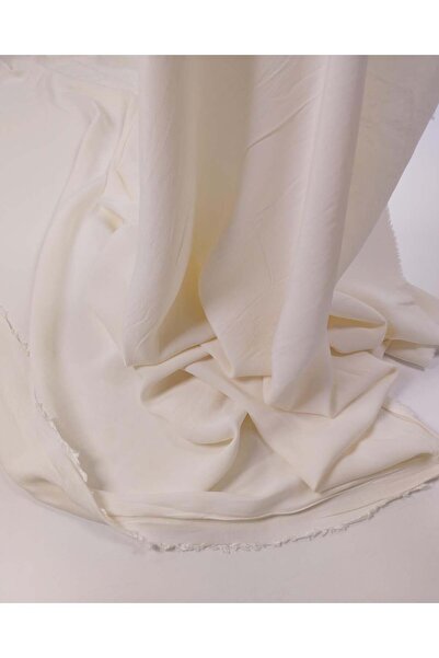 Kumaş Parça Cream Ecru Viscose Woven Fabric Tiril Tiril Draped Shirt Fabric &...