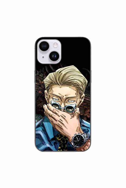 OEM Case compatible with Apple iPhone 15 Silicone Gel Tpu Pattern Jujutsu Kai...
