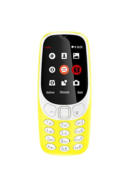 Mobile Nokia Featured Phone 3310 Yellow