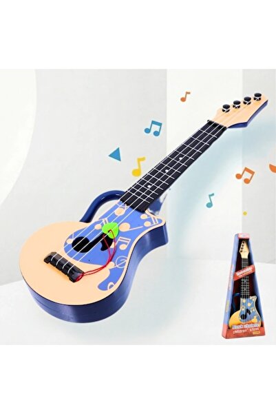 DrKala Chitara de Jucarie pentru Copii, Ukulele 4 Corzi, 45 cm, Instrument Mu...