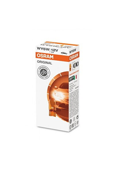 Osram Bec WY5W 12V, 5W, bec fara soclu, galben producator OSRAM, cutie 10 buc.