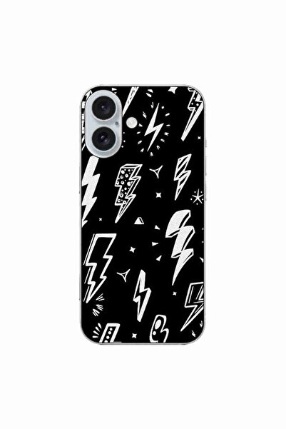 OEM Case compatible with Apple iPhone 16 Silicone Gel Tpu Lightnings Model