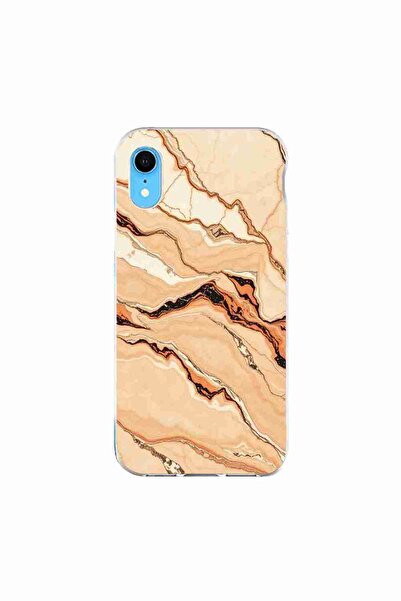 OEM Husa compatibila cu Apple iPhone XR Silicon Gel Tpu Model Desert Stone Ma...