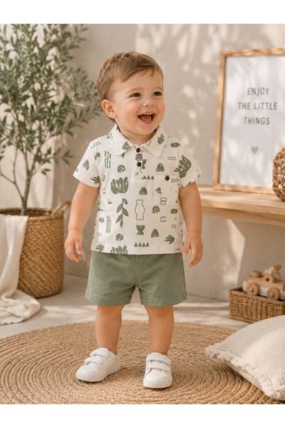 Superbaby Compleu pentru bebelusi Citir, verde
