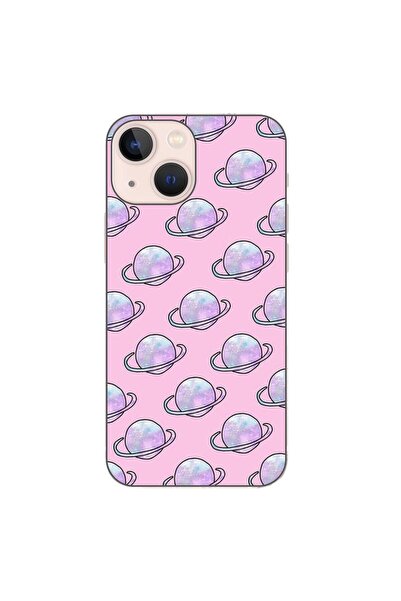 OEM Husa compatibila cu Apple iPhone 13 Mini Silicon Gel Tpu Model Saturn Dreams