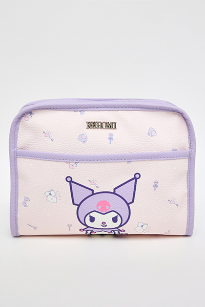 R&B Kuromi Print Travel Pouch