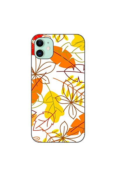 OEM Husa compatibila cu Apple iPhone 11 Silicon Gel Tpu Model Autumn Vivid Le...