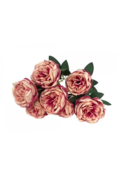 OEM Flori Artificiale Buchet Cu 9 Trandafiri Infloriti Roz Prafuit