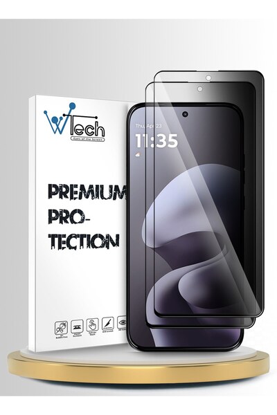 Wtech واقي شاشة زجاجي مقوى من سلسلة E2E الفاخرة لهاتف موتورولا موتو G67 5G / ...