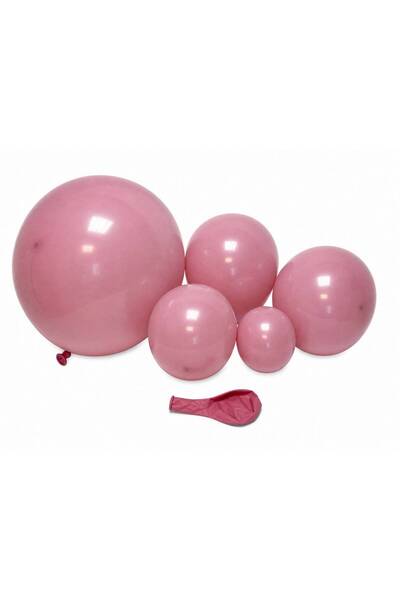 OEM Matte Balloons TX 50 Light Dusty Pink 14"-100/ Top Bottom Set