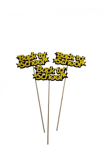 OEM Ornamente Din Fetru Cu Bat Scris Back To School 12/Set