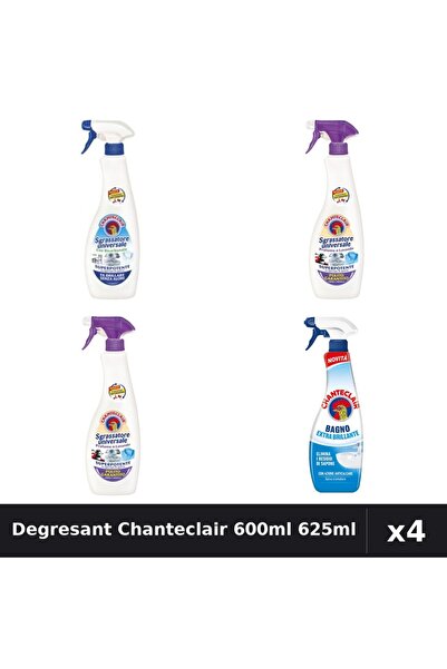 Chanteclair Set 4 Degresant Universal 600ml + Anticalcar 625ml - Bicarbonat, ...