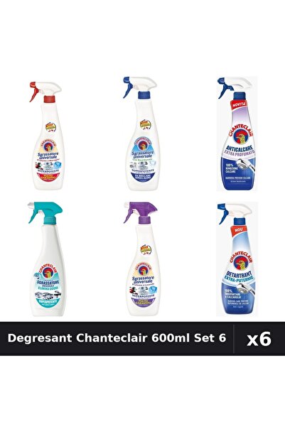 Chanteclair Set 6 Degresant Universal 600-625ml - Marsilia, Bicarbonat, Antic...