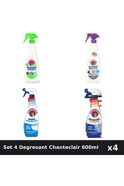 Chanteclair Set 4 Degresant Universal 600ml - Extra Rapid, Extra Stralucire, ...