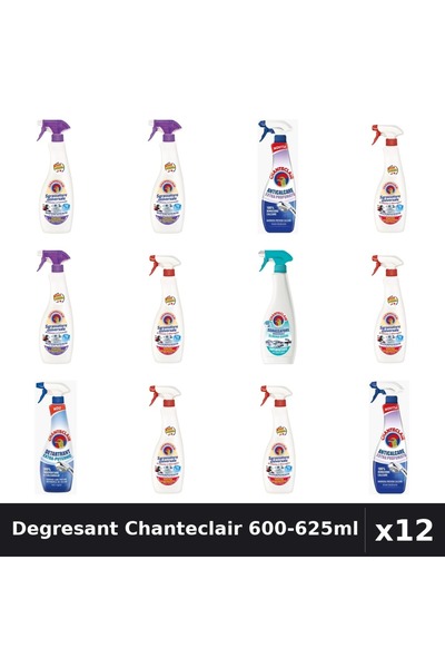 Chanteclair Set 12 Degresant Universal 600-625ml - Lavanda, Marsilia, Mosc, A...