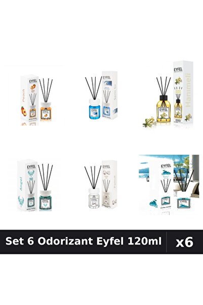 Eyfel Set 6 Odorizante Camera Betisoare, Angel, Bumbac, Cool Water, Mana Maic...
