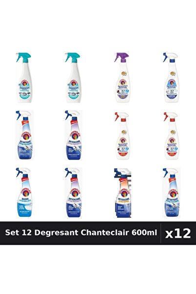 Chanteclair Set 12 Degresant Universal 600ml - Anti-Miros, Bicarbonat, Extra ...