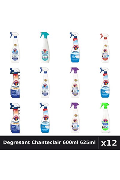Chanteclair Set 12 Degresant Universal 600ml-625ml - 7 Arome, Anticalcar, Ext...