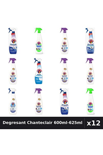 Chanteclair Set 12 Degresant Universal 600ml-625ml - Lavanda, Lămâie, Mosc, B...