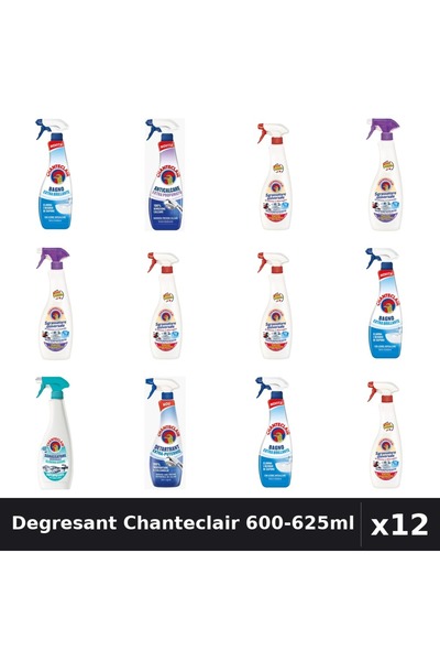 Chanteclair Set 12 Degresant Universal 600-625ml - Marsilia, Lavanda, Anticalcar