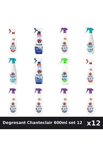 Chanteclair Set 12 Degresant Universal 600ml - Marsilia, Lavanda, Mosc, Lămâie
