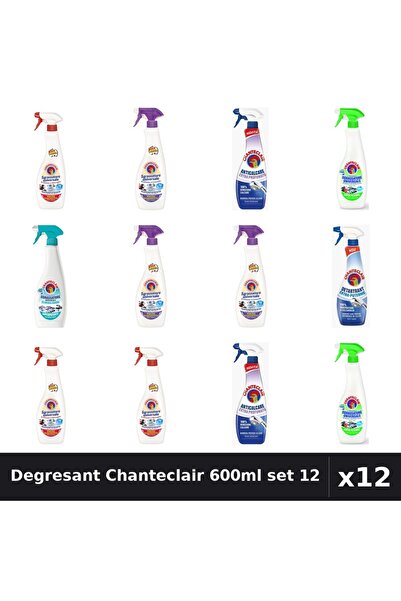 Chanteclair Set 12 Degresant Universal 600-625ml - Marsilia, Lamaie, Lavanda,...