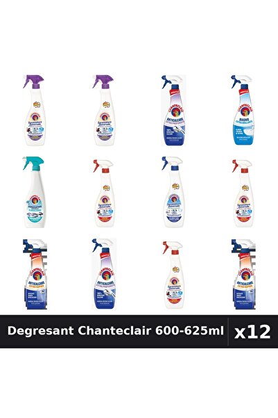 Chanteclair Set 12 Degresant Universal 600-625ml - 7 Arome, Anticalcar, Marsilia