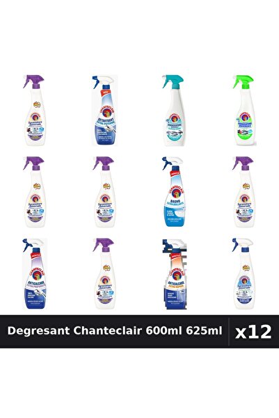 Chanteclair Set 12 Degresant Universal 600ml 625ml - Mosc, Lavanda, Lămâie, B...