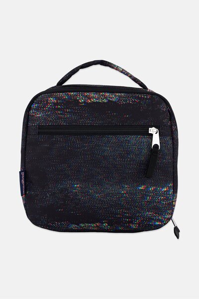Jansport حقيبة غداء بشعار ثابت على الشاشة، الأبعاد: 7 سم ارتفاع × 26 سم طول ×...