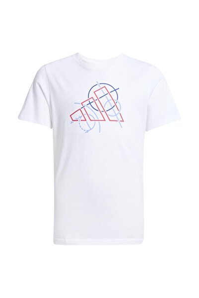 adidas Tricou tehnic cu mânecă scurtă pentru copii, cu imprimeu grafic 128