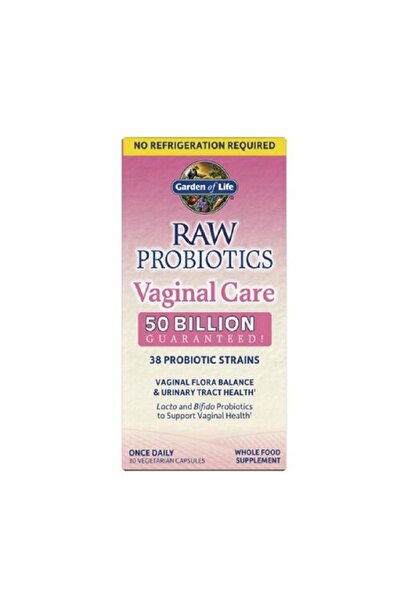 GARDEN OF LIFE Probiotice brute pentru îngrijire vaginală, stabil la temperat...