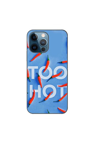OEM Husa compatibila cu Apple iPhone 12 Pro Silicon Gel Tpu Model Mesaj Too Hot