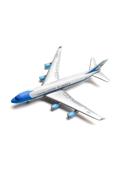 Herpa Macheta avion jucarie Air Force One, metal/plastic, 14 cm,