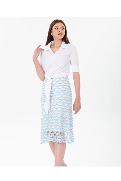FUNDA Fashion Women's Buluz with Front Belt